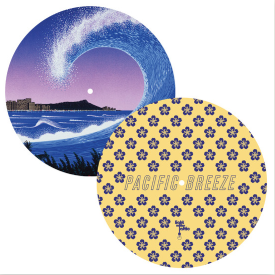 Pacific Breeze 3 Double-Sided Vinyl Slipmat