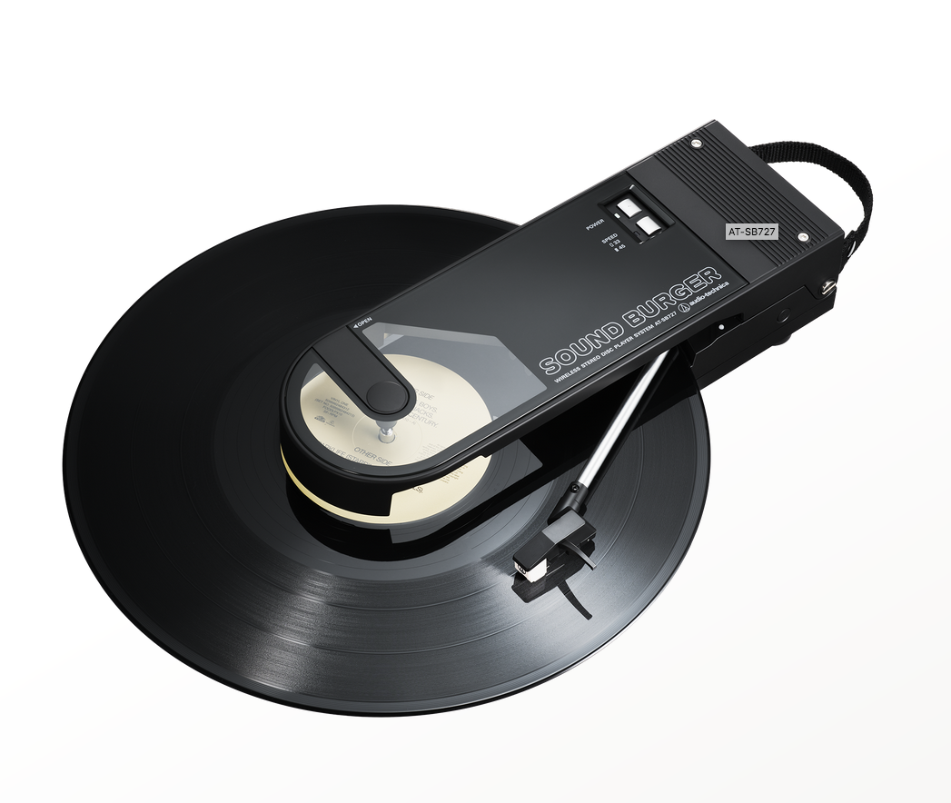 Audio Techinca Sound Burger - Portable Bluetooth Turntable AT-SB727 (Black)