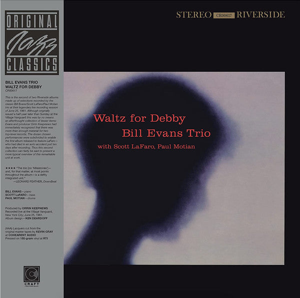 Bill Evans Trio - Waltz For Debby (180G) (New Vinyl)